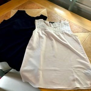 Nicole Miller sleeveless tunics